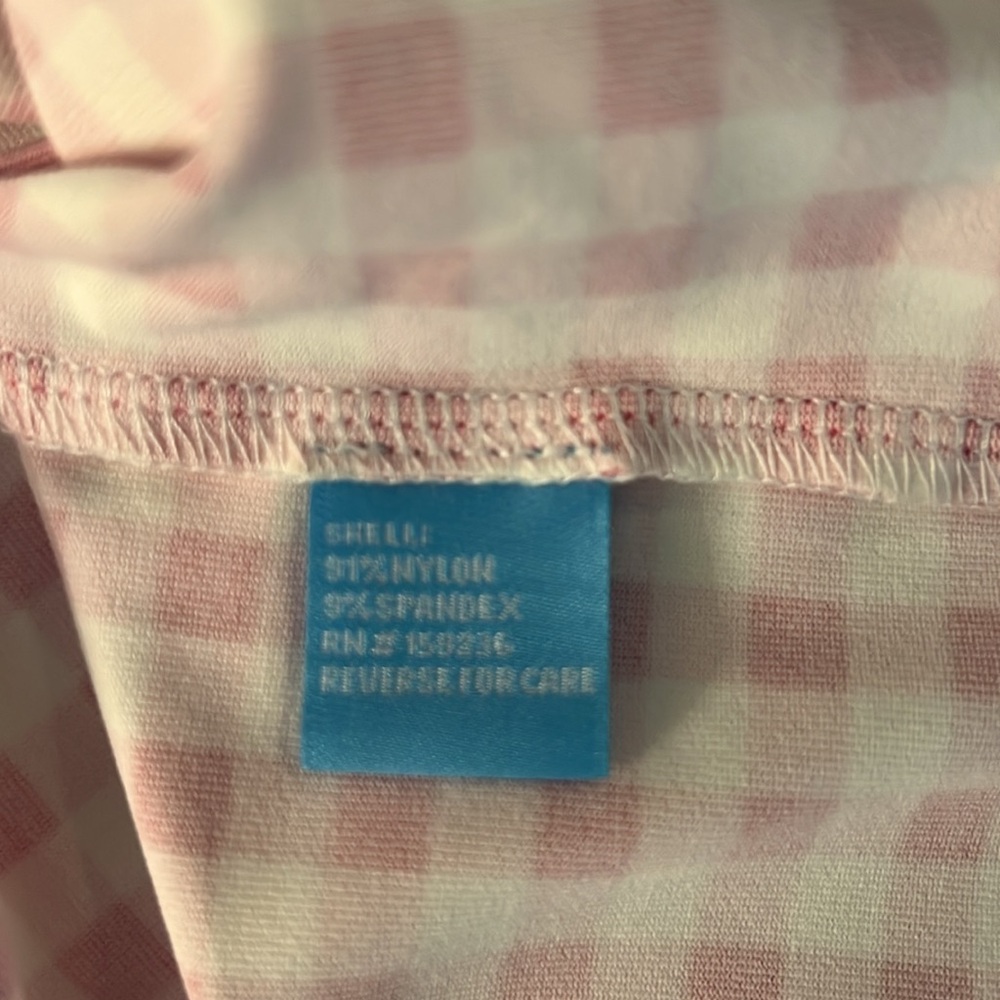 J. McLaughlin (2 dresses) Pink Gingham & Tan Check Shirt Dresses - Picture 5 of 10